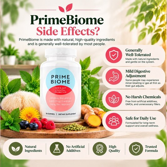 PrimeBiome side effects and safety