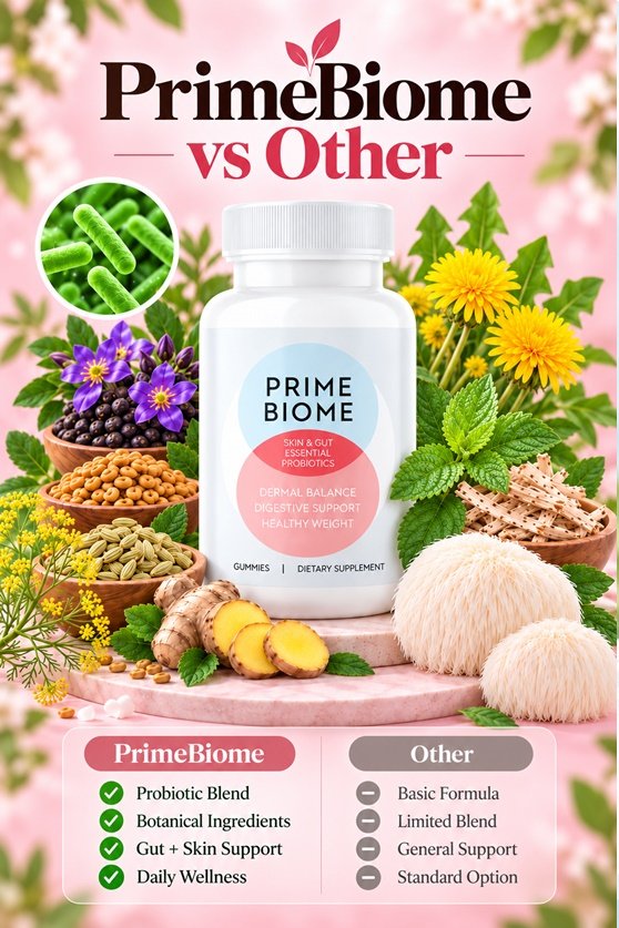 PrimeBiome vs other supplements